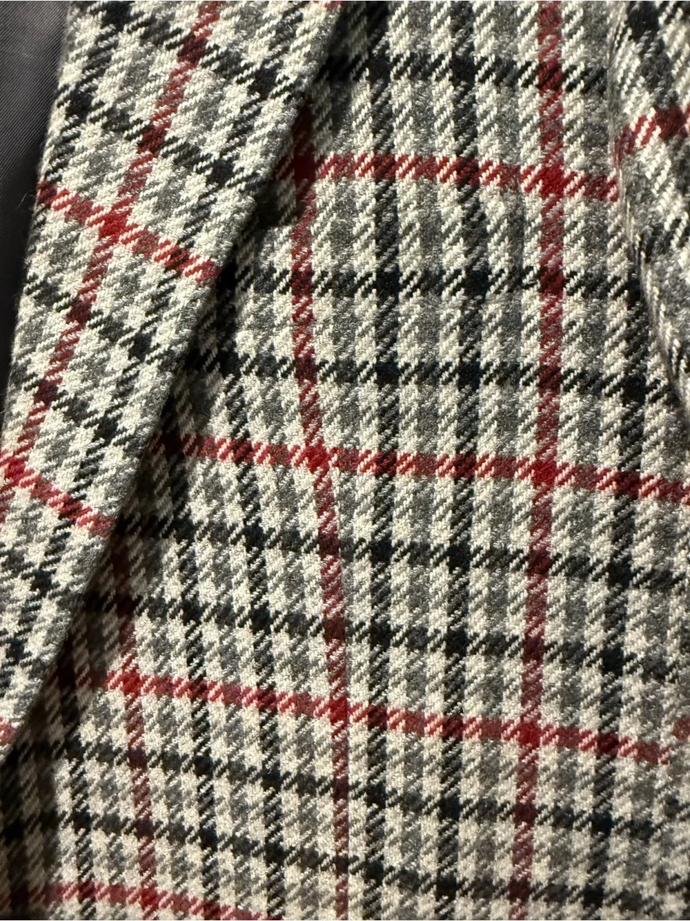 Vintage Burberrys 100% Cashmere Sports Coat Made In England Size 40 Short
